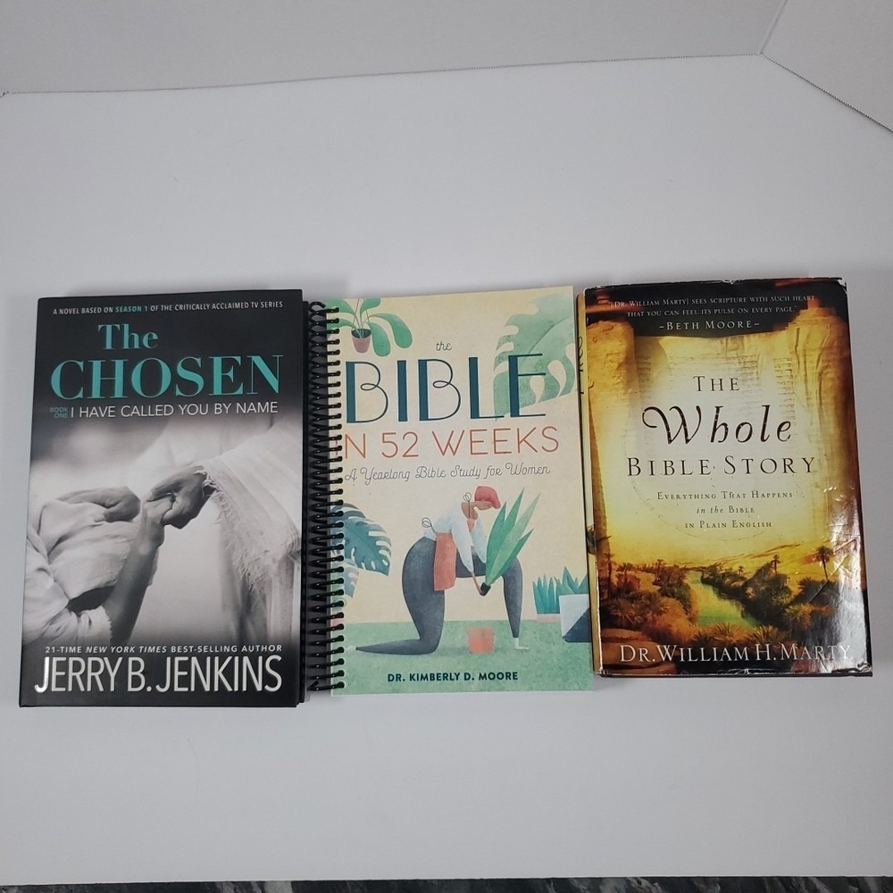 Christian Book Lot The Chosen Bible Study 52 Weeks (Unwritten) Whole Bible Story